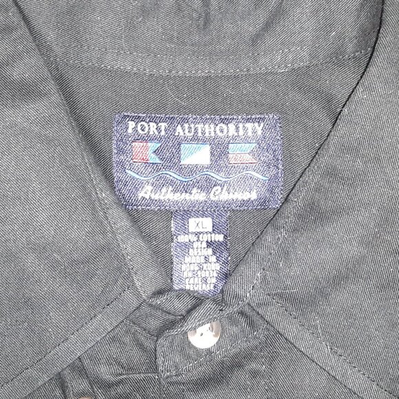 NRA Embroidered Button-Down Shirt * I'll Fight for Freedom" * Long Sleeve *Black - Picture 6 of 7